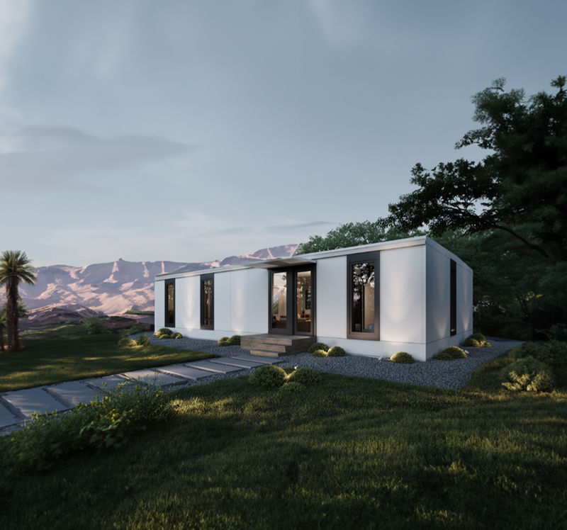 SupReMo exterior rendering at dusk